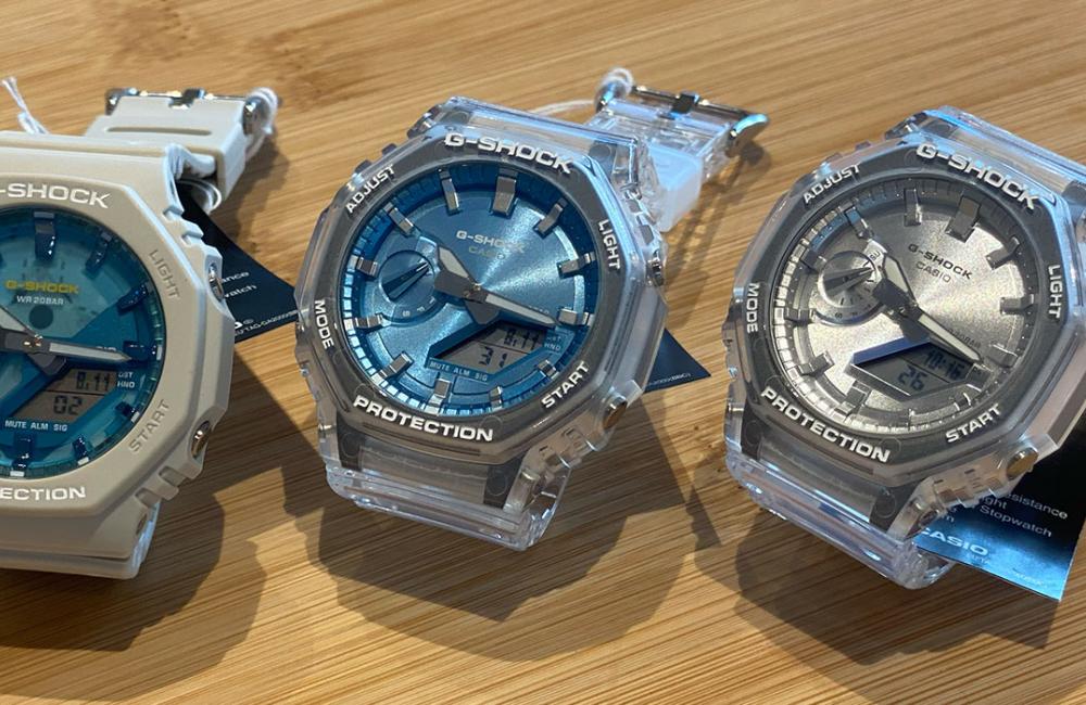 Aktuelle G-Shock Kollektion 2025  - GA-2100 Serie - in verschiedenen Farben
