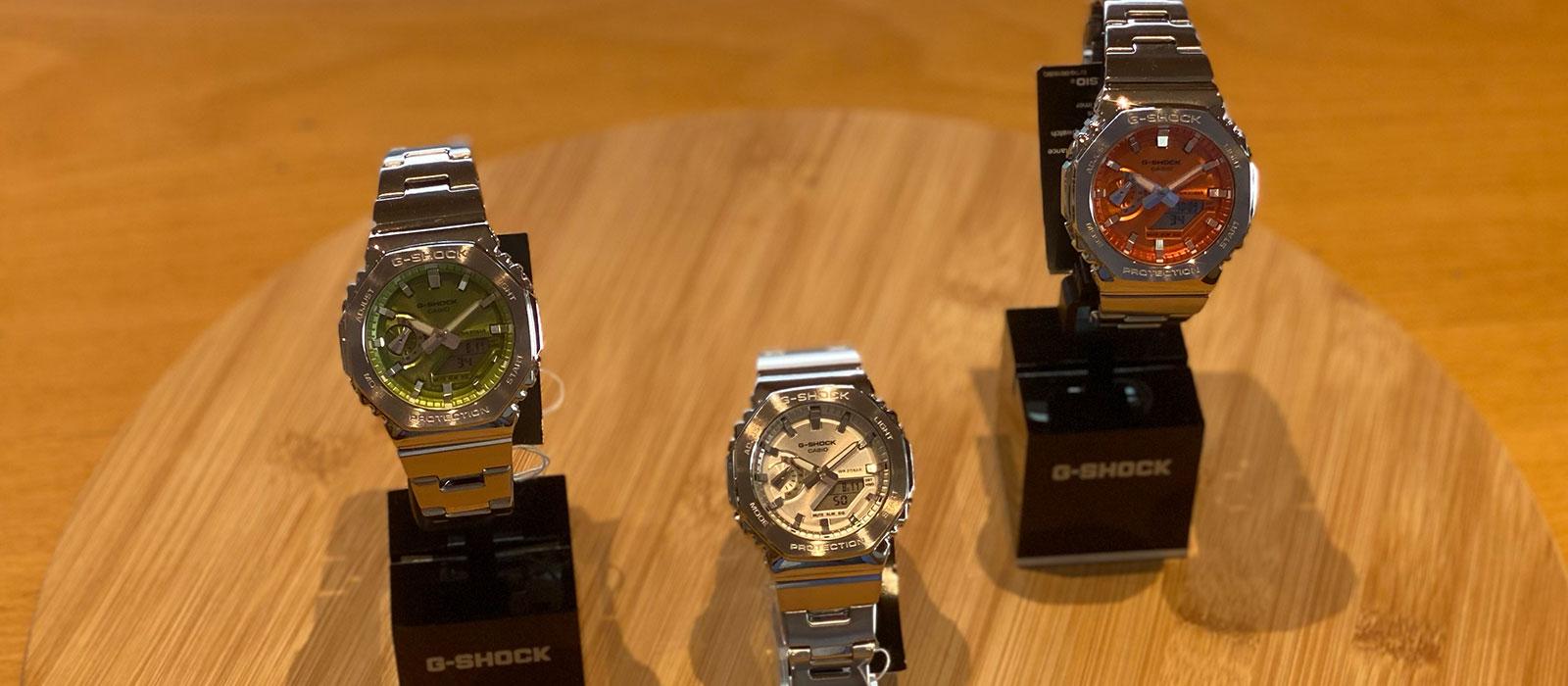 Aktuelle G-Shock Kollektion 2025 - GA-2100 Serie - in verschiedenen Farben